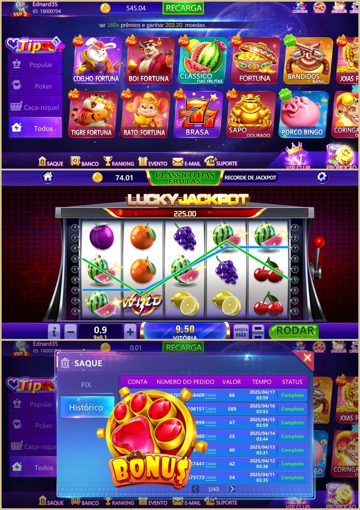 Lucky Creek Casino game