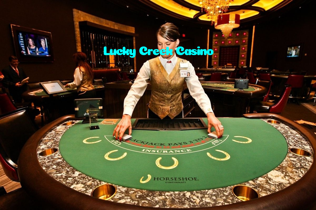 Lucky Creek Casino casino presented on mobile device in Pakistan with slots and live games